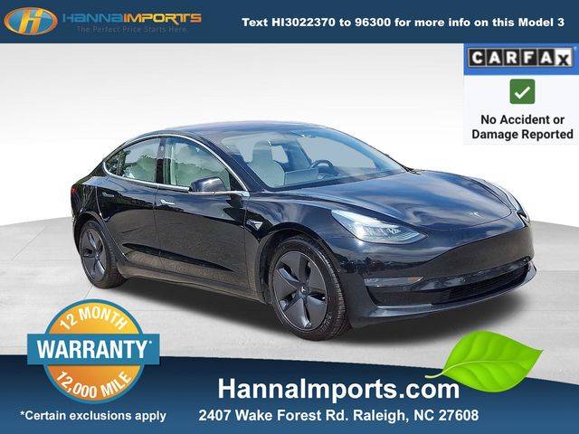 2018 Tesla Model 3 Long Range — Sedan — 60,445 mi — Raleigh, NC