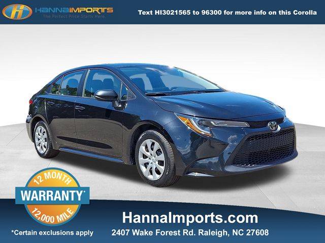 2022 Toyota Corolla LE — Sedan — 64,093 mi — Raleigh, NC