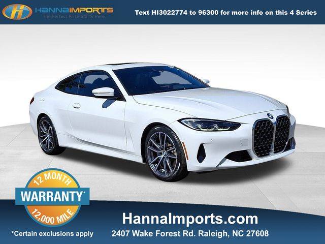 2023 BMW 4 Series 430i — Coupe — 25,745 mi — Raleigh, NC