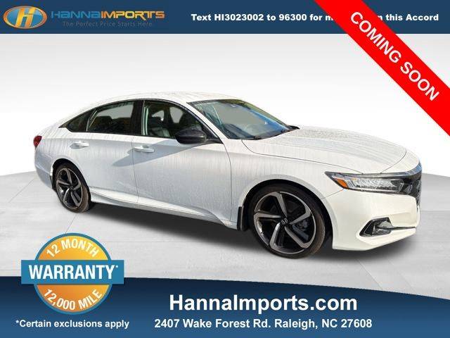 2021 Honda Accord Sport SE — Sedan — 43,333 mi — Raleigh, NC