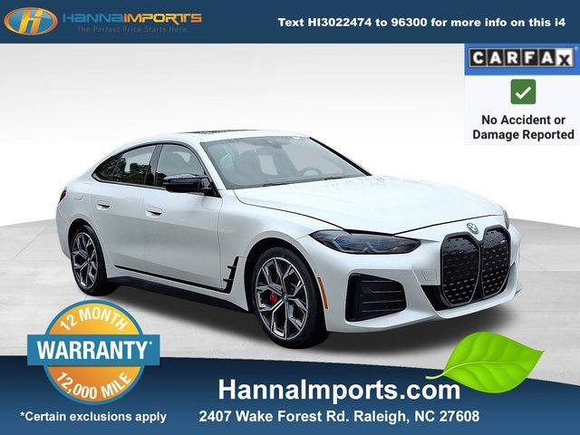 2023 BMW i4 M50 — Sedan — 60,467 mi — Raleigh, NC