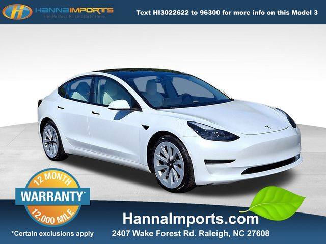 2021 Tesla Model 3 Standard Range Plus — Sedan — 63,879 mi — Raleigh, NC