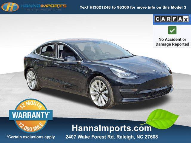 2018 Tesla Model 3 Long Range — Sedan — 58,429 mi — Raleigh, NC