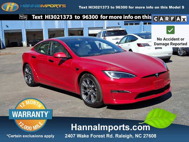 2022 Tesla Model S Long Range — Hatchback — 9,043 mi — Raleigh, NC