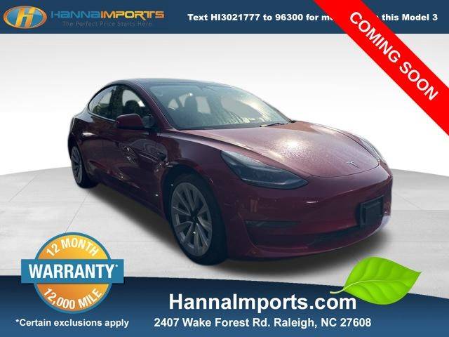 2023 Tesla Model 3 Model 3 — Sedan — 61,412 mi — Raleigh, NC