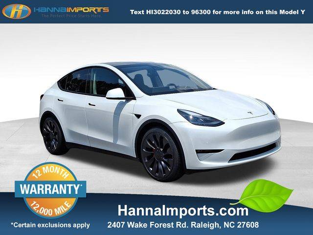 2022 Tesla Model Y Performance — SUV — 66,206 mi — Raleigh, NC