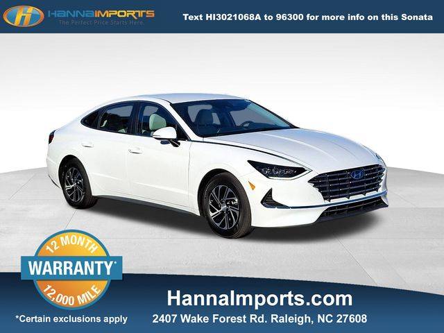 2023 Hyundai Sonata Hybrid Blue — Sedan — 20,697 mi — Raleigh, NC