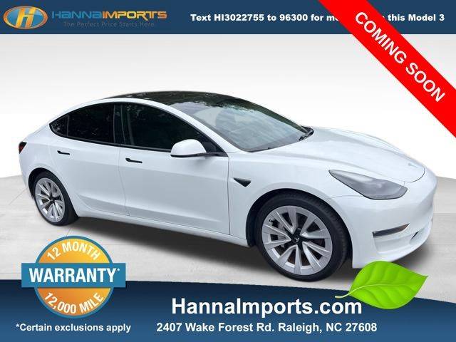 2021 Tesla Model 3 Long Range — Sedan — 100,831 mi — Raleigh, NC