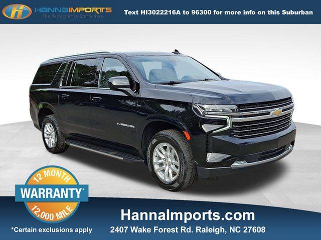 2022 Chevrolet Suburban LT — SUV — 77,298 mi — Raleigh, NC