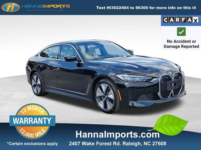 2024 BMW i4 eDrive35 — Sedan — 14,441 mi — Raleigh, NC