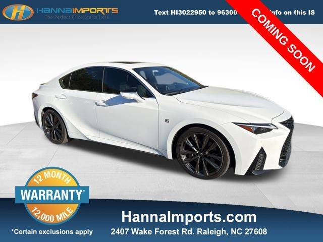 2023 Lexus IS IS 350 F SPORT — Sedan — 22,602 mi — Raleigh, NC