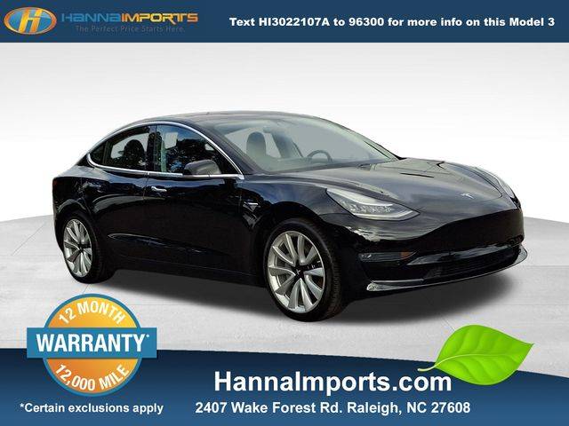 2018 Tesla Model 3 Long Range — Sedan — 67,145 mi — Raleigh, NC
