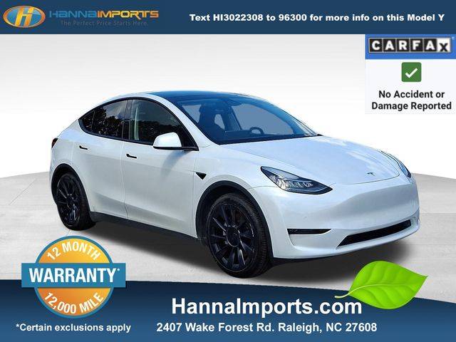 2022 Tesla Model Y Long Range — SUV — 42,700 mi — Raleigh, NC