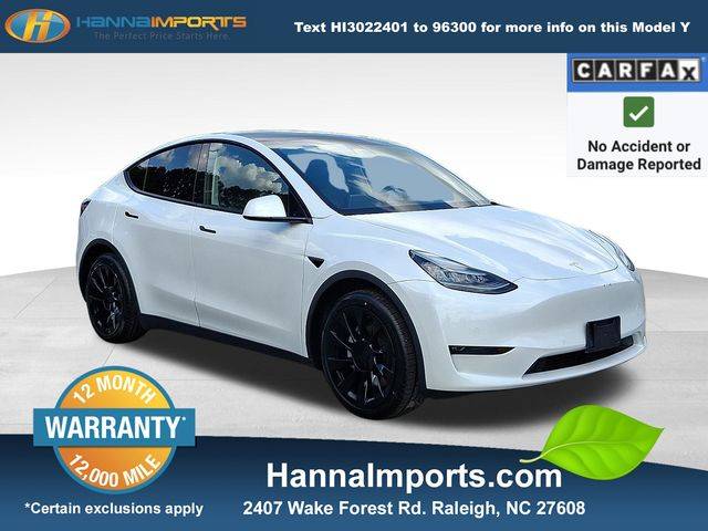 2020 Tesla Model Y Long Range — SUV — 21,991 mi — Raleigh, NC