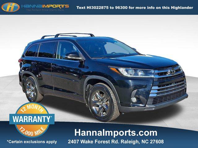 2017 Toyota Highlander Limited Platinum — SUV — 75,195 mi — Raleigh, NC