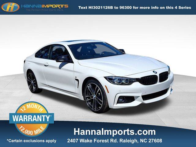 2020 BMW 4 Series 430i — Coupe — 28,236 mi — Raleigh, NC