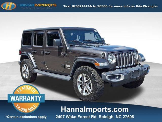 2018 Jeep Wrangler Sahara — SUV — 80,257 mi — Raleigh, NC