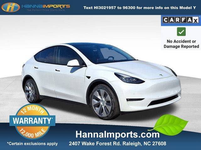 2021 Tesla Model Y Long Range — SUV — 108,511 mi — Raleigh, NC