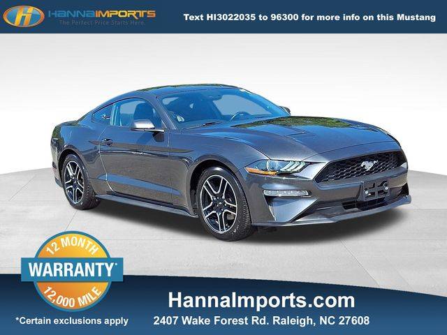 2020 Ford Mustang EcoBoost — Coupe — 59,145 mi — Raleigh, NC