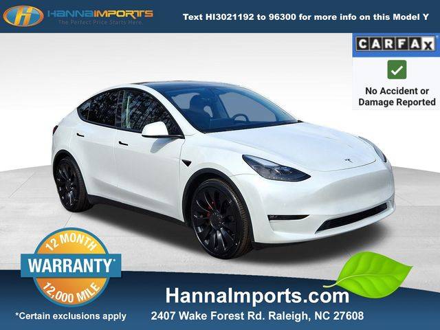 2022 Tesla Model Y Performance — SUV — 38,522 mi — Raleigh, NC