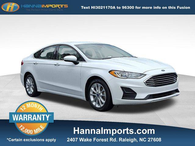 2020 Ford Fusion SE — Sedan — 89,223 mi — Raleigh, NC