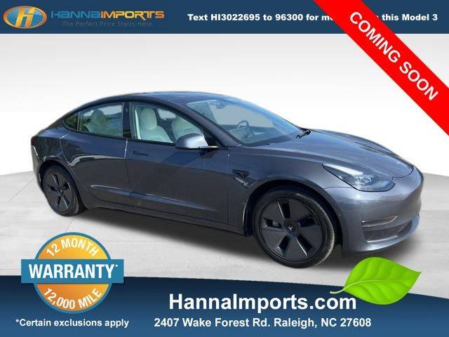 2022 Tesla Model 3 Standard Range Plus — Sedan — 26,740 mi — Raleigh, NC