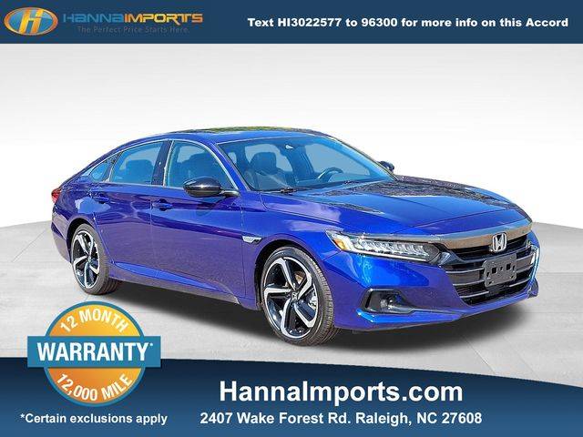 2022 Honda Accord Sport — Sedan — 51,041 mi — Raleigh, NC