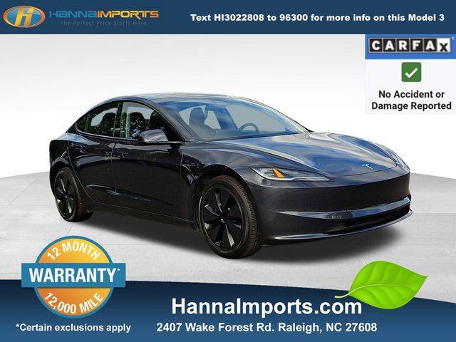 2024 Tesla Model 3 Long Range — Sedan — 45,866 mi — Raleigh, NC