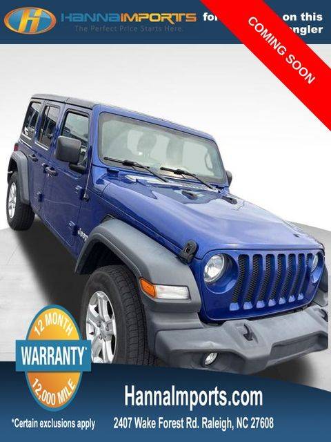 2019 Jeep Wrangler Sport S — SUV — 90,875 mi — Raleigh, NC