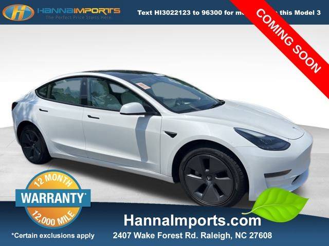 2021 Tesla Model 3 Standard Range Plus — Sedan — 46,092 mi — Raleigh, NC