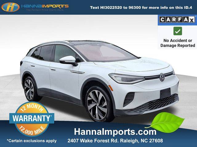 2021 Volkswagen ID.4 Pro S — SUV — 70,467 mi — Raleigh, NC