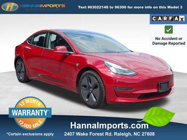 2018 Tesla Model 3 Long Range — Sedan — 46,029 mi — Raleigh, NC