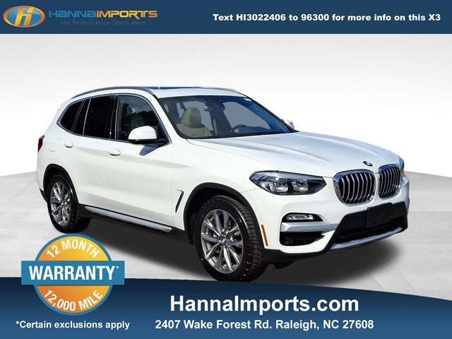 2019 BMW X3 30i — SUV — 82,157 mi — Raleigh, NC