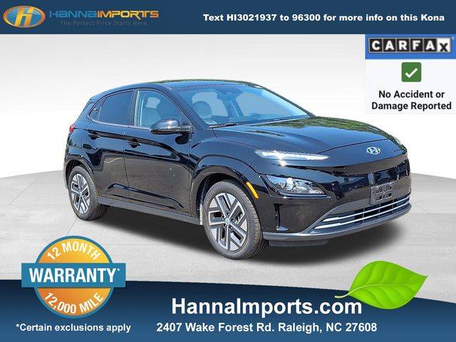 2023 Hyundai Kona Electric SEL — SUV — 19,133 mi — Raleigh, NC