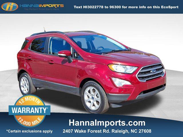 2021 Ford EcoSport SE — SUV — 43,555 mi — Raleigh, NC
