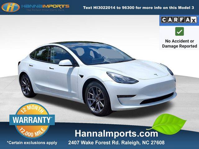 2021 Tesla Model 3 Long Range — Sedan — 86,005 mi — Raleigh, NC