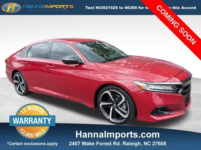 2022 Honda Accord Sport SE — Sedan — 44,785 mi — Raleigh, NC