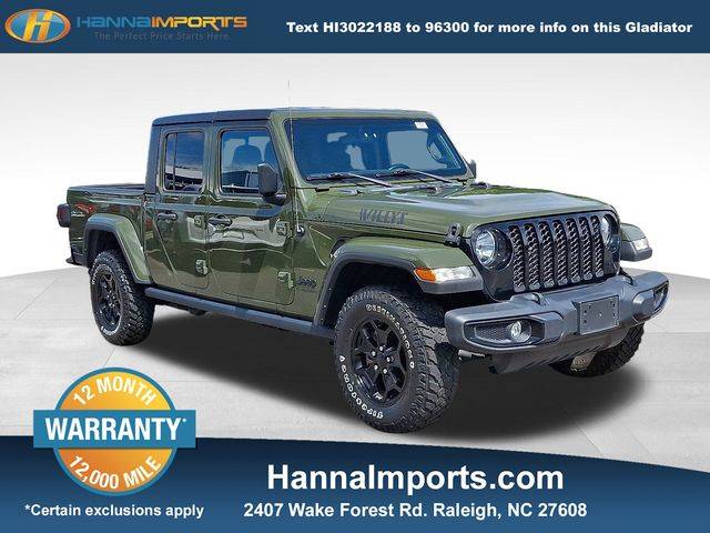 2022 Jeep Gladiator Willys — Pickup Truck — 41,230 mi — Raleigh, NC