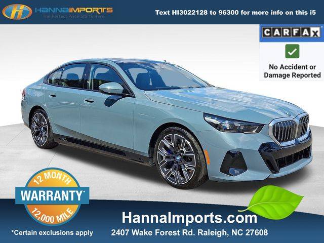 2024 BMW i5 eDrive40 — Sedan — 7,896 mi — Raleigh, NC