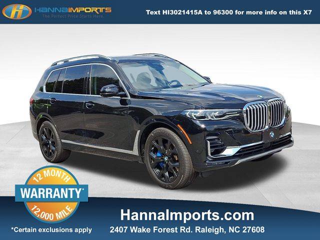 2019 BMW X7 50i — SUV — 50,889 mi — Raleigh, NC