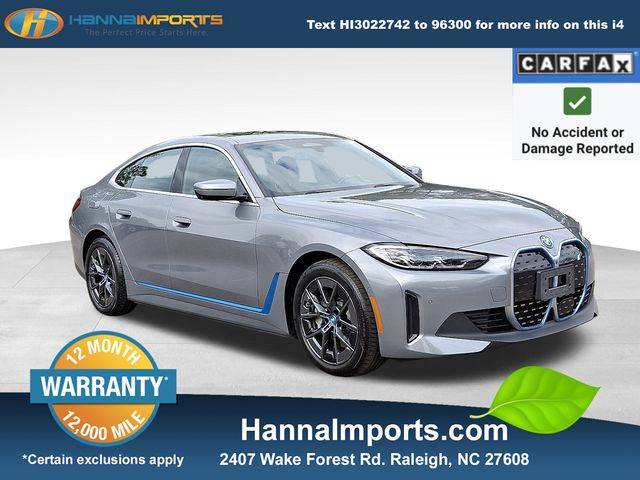 2024 BMW i4 eDrive40 — Sedan — 20,430 mi — Raleigh, NC