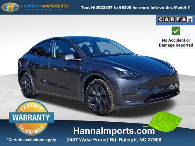 2025 Tesla Model Y Long Range — SUV — 10,993 mi — Raleigh, NC