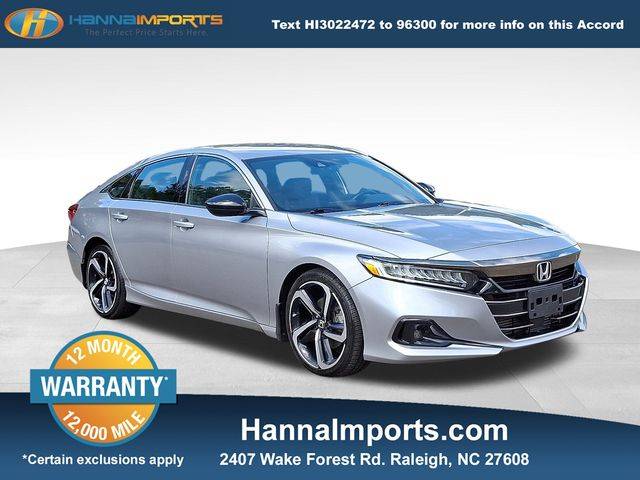 2021 Honda Accord Sport — Sedan — 47,222 mi — Raleigh, NC