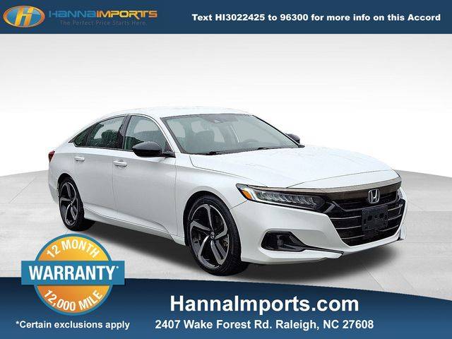 2022 Honda Accord Sport SE — Sedan — 75,085 mi — Raleigh, NC