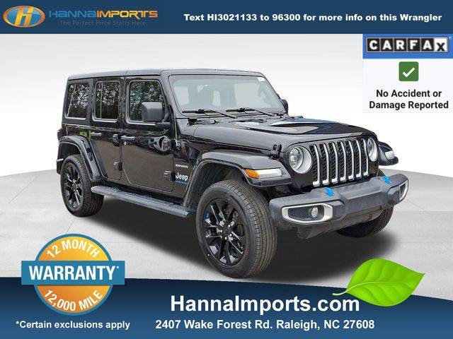 2023 Jeep Wrangler Sahara 4xe — SUV — 62,416 mi — Raleigh, NC