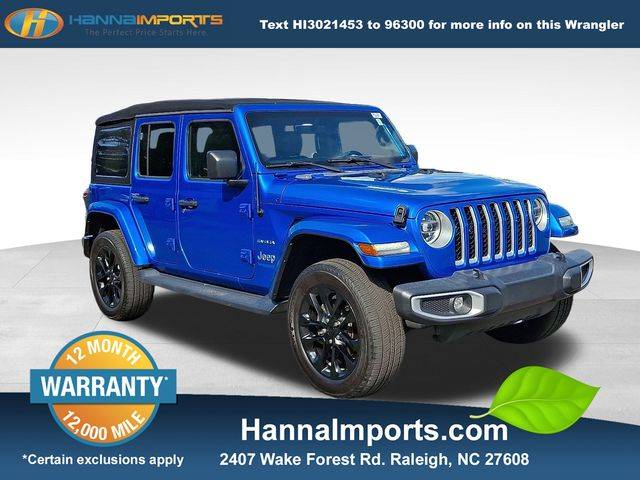 2021 Jeep Wrangler Sahara 4xe — SUV — 42,053 mi — Raleigh, NC