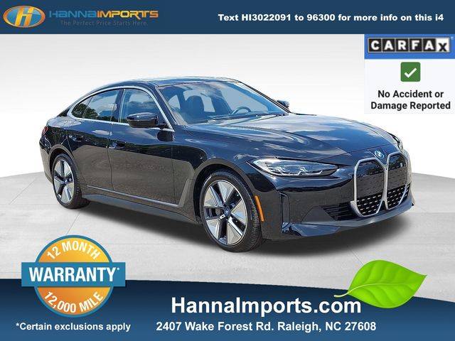 2024 BMW i4 eDrive40 — Sedan — 8,717 mi — Raleigh, NC