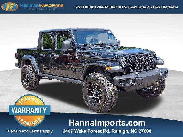 2022 Jeep Gladiator Willys — Pickup Truck — 80,887 mi — Raleigh, NC