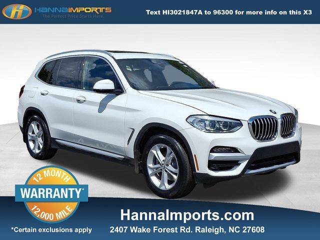 2021 BMW X3 30i — SUV — 45,696 mi — Raleigh, NC
