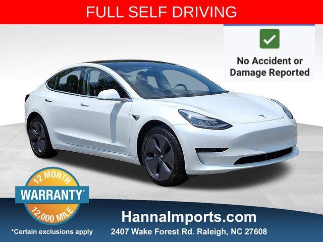 2020 Tesla Model 3 Standard Range — Sedan — 52,893 mi — Raleigh, NC